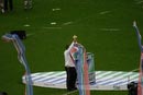 The only Englishman to get his hands on the cup that night....