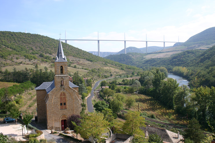 View from Peyre village